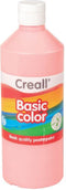 Plakkaatverf creall basic roze 500ml | Fles a 500 milliliter | 6 stuks