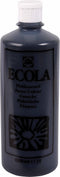Plakkaatverf Ecola flacon van 1.000 ml, zwart