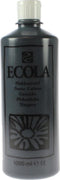 Plakkaatverf Ecola flacon van 1.000 ml, zwart