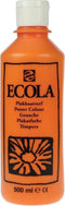 Plakkaatverf Ecola flacon van 500 ml, oranje
