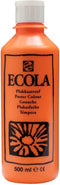 Plakkaatverf Ecola flacon van 500 ml, oranje