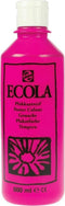 Plakkaatverf Ecola flacon van 500 ml, tyrisch roze (magenta)