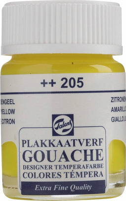 Plakkaatverf Extra Fijn citroengeel (primair), potje 16ml