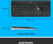 Logitech MK540 Advanced - Draadloze Toetsenbord-Muiscombinatie - Ergonomisch - Qwerty NL