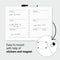 Planbord Week | Magnetisch Whiteboard | Weekplanner | 39,5 x 28 cm + Marker + Magneet
