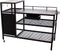 Plancha-trolley - zwart staal
