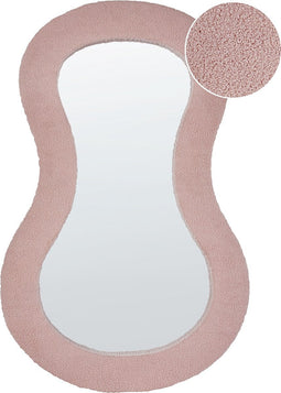 PLANCHEZ - Wandspiegel - Roze - 70 x 112 cm - Bouclé