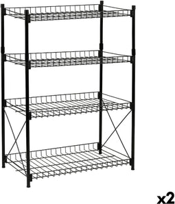 Planken Confortime Metaal 52 x 34 x 86 cm (2 Stuks)