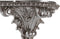Planken DKD Home Decor Zilverkleurig 37,5 x 17 x 21 cm Hars