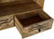 Planken DKD Home Decor Zwart Metaal Donkerbruin Mangohout 100 x 40 x 180 cm