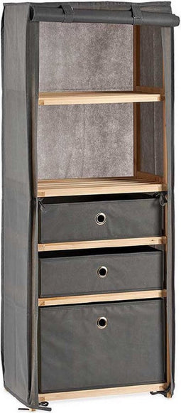 Planken Grijs Hout Stof (28 x 113 x 42 cm)