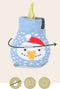 Plant in a Box - Amaryllis - Hippeastrum 'Snowman Sweater' - Bloembol - Rode bloemen