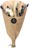 Plant in a Box - Droogbloemen - Boeket 'Ocean Blue' - Hoogte 35cm - Phalaris - Papaver - Tarwe - Amaranthus - Helichrysum Vesittum - Lagurus Ovatus