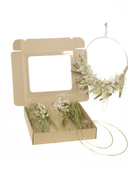 Plant in a Box - Droogbloemen - Dryflower 'Ring Natural'