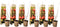 Plant in a Box - Punica Granatum - Set van 6 - Granaatappel winterharde tuinplanten - Pot 9cm - Hoogte - 25-40cm