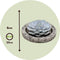 Plant in a Box - Rootless - Echeveria Koala Bowl - vetplant/succulent op decoratieve schaal - Grijs - 20 cm