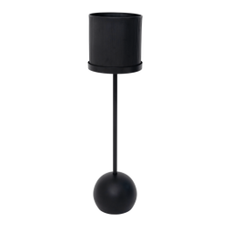 Plant stand Otsuni, black Black / Iron + Aluminum