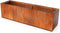 Plantenbak Artesa roestkleurig 200x50x60 cm Geroba
