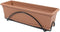 Plantenbak met schaal Plastiken Terra cotta Polypropyleen (60 x 24 cm)