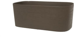 Plantenbak met waterreserve - GARDEN ID Respect - Taupe 50 x 17 cm - 100% huishoudelijk afval - 100% recyclebaar - Gestructureerd oppervlak.