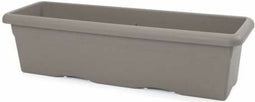 Plantenbak Plastiken 80 x 33 x 28 cm Rechthoekig Taupe Plastic