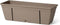 Plantenbakset met metalen haak, waterreservoir en afvoerafstandhouder - GARDEN ID Smart - Taupe 50 cm