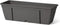 Plantenbakset met metalen haak, waterreservoir en afvoerafstandhouder - GARDEN ID Smart - Antraciet 50 cm