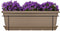 Plantenbakset met metalen steun en bakje - GARDEN ID Relax - Taupe 50 cm - Gerecycled en 100% recyclebaar - Volume voor planten