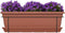 Plantenbakset met metalen steun en bakje - GARDEN ID Relax - Terra. 50 cm - Gerecycled en 100% recyclebaar - Volume voor planten