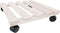 Plantenroller Plantentrolley Vierkant Wit 30x30cm voor binnen en buiten draagvermogen tot 80 kg