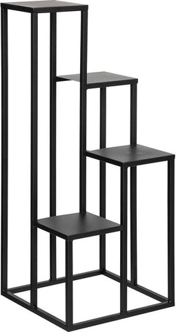 Plantenstandaard - Plantenrek - H86.5 cm - Zwart