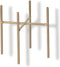 Plantenstandaard/voet Ascot goud 14 x 12 cm - Plantenkrukjes - Woonaccessoires urban jungle