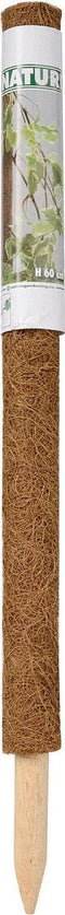 Plantenstok kokos / tonkinstokken bruin 60 cm - diameter 38 mm - plantensteunen / plantstokken