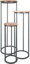 Plantentafels Rond - Bruin -