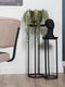 Plantentafels Rond - Zwart -