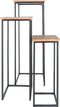 Plantentafels Vierkant - Bruin -