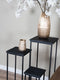 Plantentafels Vierkant - Zwart -