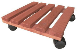Plantentrolley – 30x30 cm – Vuren – Met wielen