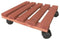 Plantentrolley – 30x30 cm – Vuren – Met wielen
