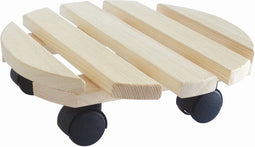 Plantentrolley - Ø30 cm - Vuren - Met wielen