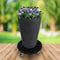 Plantentrolley - Plantenonderzetter - Voor binnen en buiten - draagvermogen tot 80 kg - Antraciet - Ø 30 cm