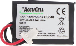 Plantronics CS540, CS540A vervangende batterij voor Plantronics 84479-01 en 86180-01, C054A