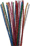 Chenilledraad Sterke Kleuren Glitter 30cm, 24st.