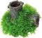 Plastic Green Moss op gezonken buis met uitstromer 11 cm
