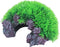 Plastic Green Moss op rots met uitstromer 16x8.5 cm