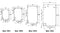 PLASTIC OPTATIVE BEHUIZING - PETROLEUMBLAUW 110.0 x 70.0 x 48.0mm