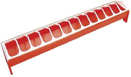 Plastic voedertrog 75 x 12 cm