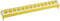 Plastic voedertrog 75 x 12 cm