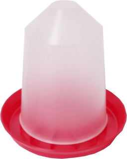 Plastic vogelvoersilo van 3 kilogram.