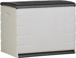 Plastiken 260 L opslagkist - Functioneel en esthetisch interieur/exterieur - Cadenassable met casters - 80 x 61 x 53 cm
